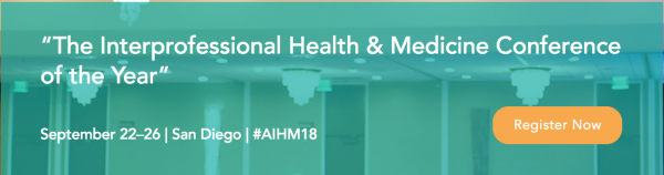 AIHM 2018 conference in San Diego, CA September 22-25